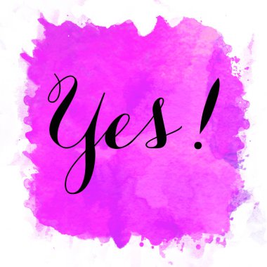 evet soyut leke arkaplanı hakkında kelime