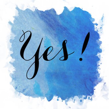 evet soyut leke arkaplanı hakkında kelime