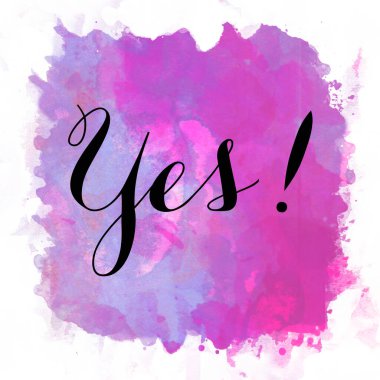 evet soyut leke arkaplanı hakkında kelime