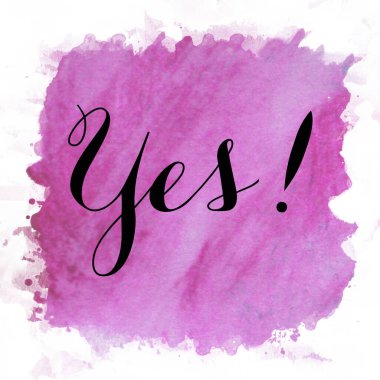 evet soyut leke arkaplanı hakkında kelime