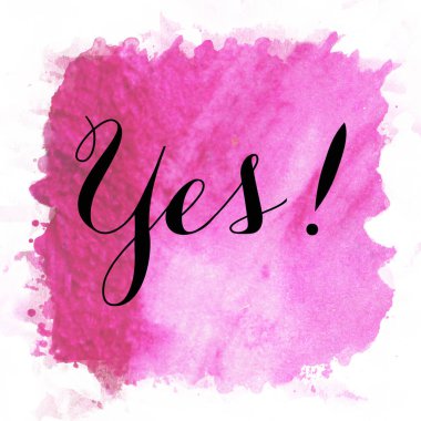 evet soyut leke arkaplanı hakkında kelime