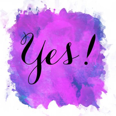 evet soyut leke arkaplanı hakkında kelime