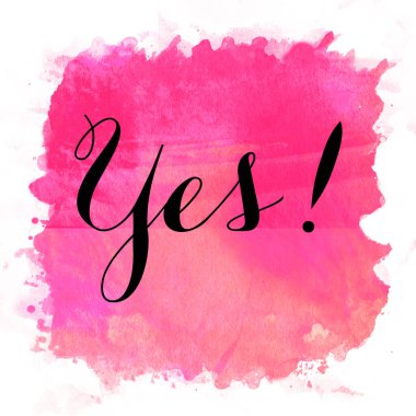 evet soyut leke arkaplanı hakkında kelime