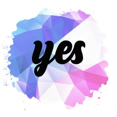 evet soyut renkli arkaplan hakkında kelime 