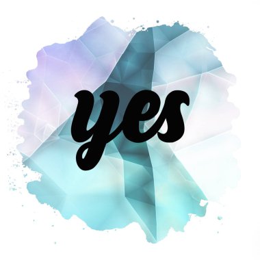 evet soyut renkli arkaplan hakkında kelime 