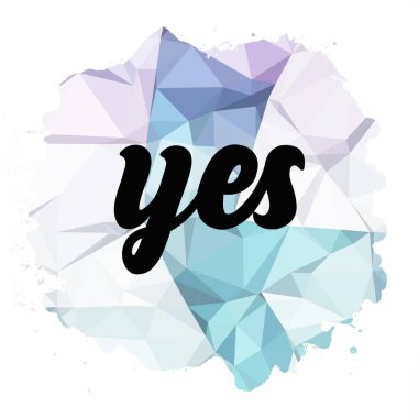 evet soyut renkli arkaplan hakkında kelime 