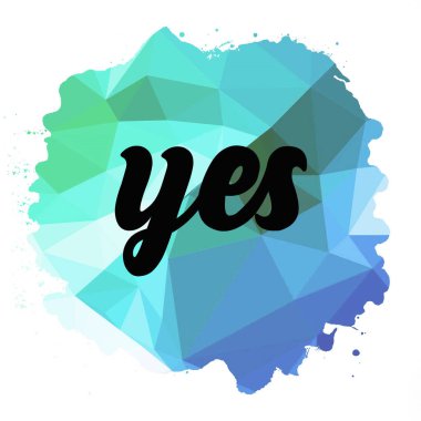 evet soyut renkli arkaplan hakkında kelime 