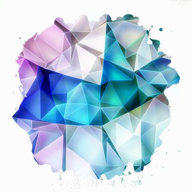 Duvar kağıdı arkaplanı için modern soyut çokgen şekli