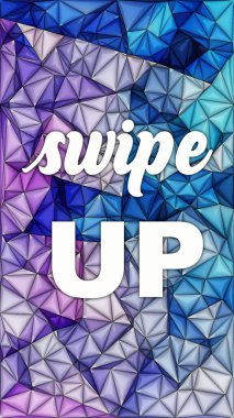 Soyut renkli arkaplanda metni yukarı kaydır 