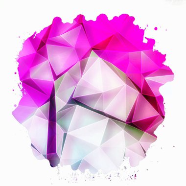 Duvar kağıdı arkaplanı için modern soyut çokgen şekli