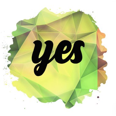 evet soyut renkli arkaplan hakkında kelime 