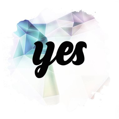 evet soyut renkli arkaplan hakkında kelime 