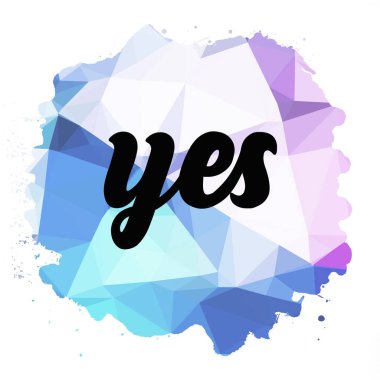 evet soyut renkli arkaplan hakkında kelime 