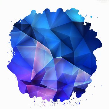 Duvar kağıdı arkaplanı için modern soyut çokgen şekli