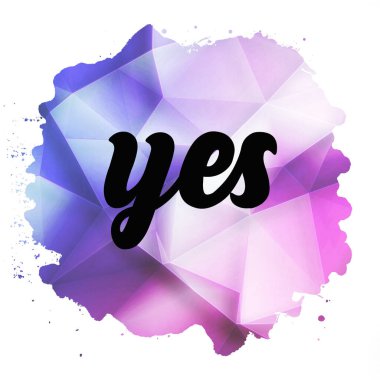 evet soyut renkli arkaplan hakkında kelime 