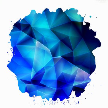 Duvar kağıdı arkaplanı için modern soyut çokgen şekli