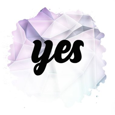 evet soyut renkli arkaplan hakkında kelime 