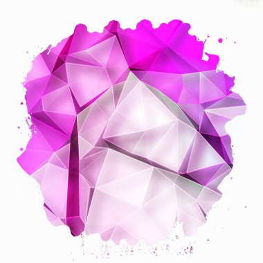 Duvar kağıdı arkaplanı için modern soyut çokgen şekli