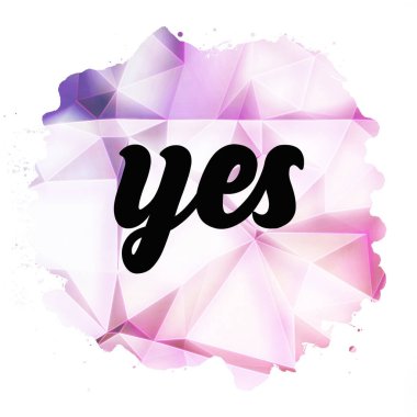 evet soyut renkli arkaplan hakkında kelime 