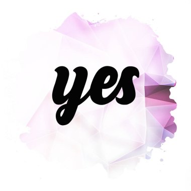 evet soyut renkli arkaplan hakkında kelime 