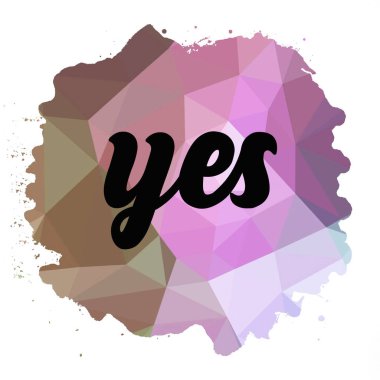 evet soyut renkli arkaplan hakkında kelime 