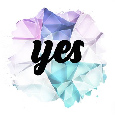 evet soyut renkli arkaplan hakkında kelime 