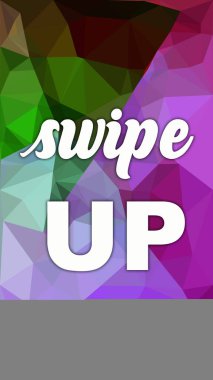 Soyut renkli arkaplanda metni yukarı kaydır 