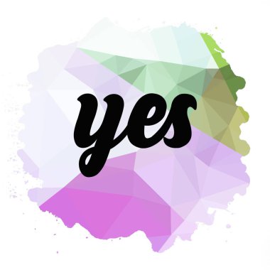 evet soyut renkli arkaplan hakkında kelime 