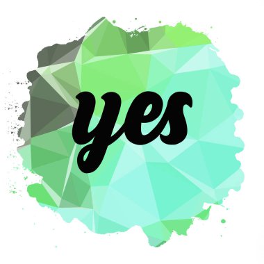 evet soyut renkli arkaplan hakkında kelime 