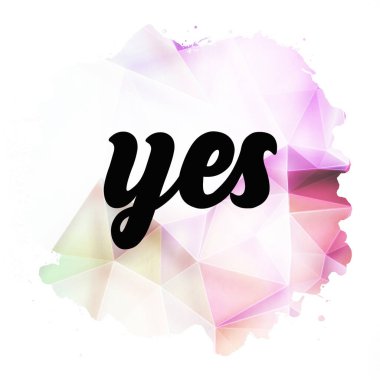 evet soyut renkli arkaplan hakkında kelime 