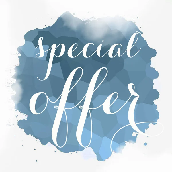 Special Offer Text Abstract Colorful Background — Stock Photo, Image