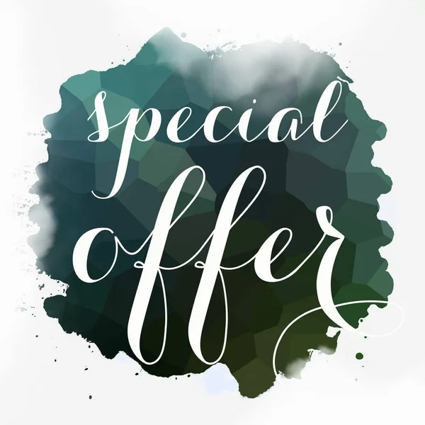 Special Offer Text Abstract Colorful Background — Stock Photo, Image