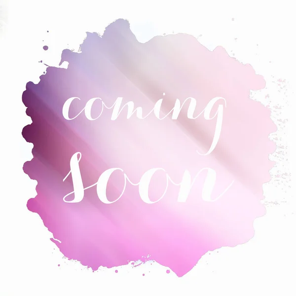 Coming Soon Text Abstract Colorful Background — Stock Photo, Image