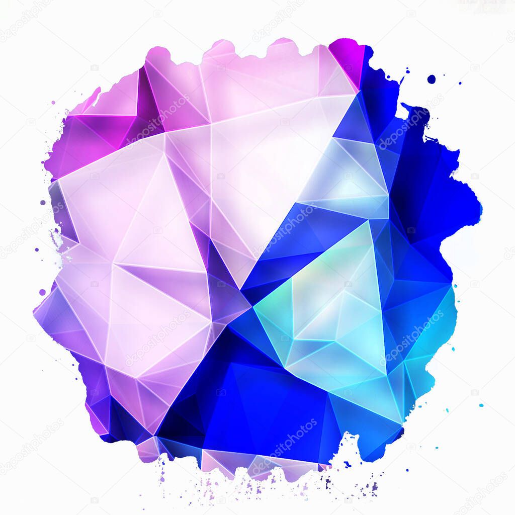 Modern abstract polygon shape for wallpaper background