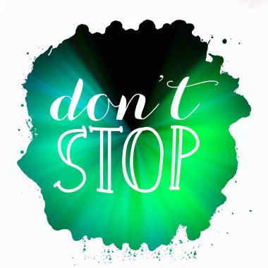 soyut renkli arkaplanda metni durdurma