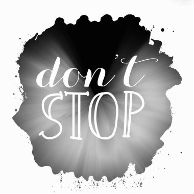 soyut renkli arkaplanda metni durdurma