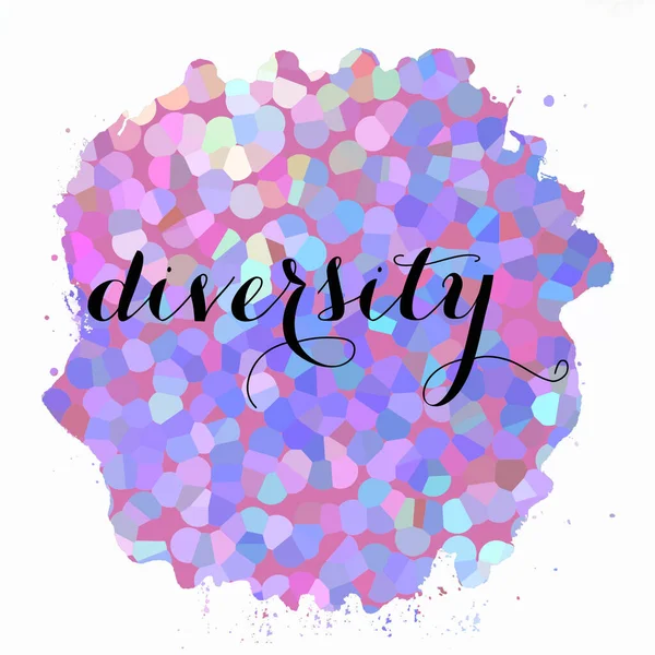 Diversity Text Abstract Colorful Texture Background — Stock Photo, Image