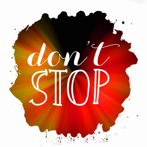 Don Stop Text Abstract Colorful Background — Stock Photo, Image