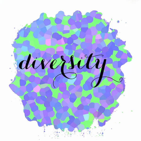 Diversity Text Abstract Colorful Texture Background — Stock Photo, Image