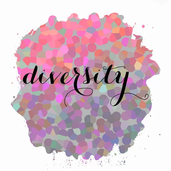 Diversity Text Abstract Colorful Texture Background — Stock Photo, Image