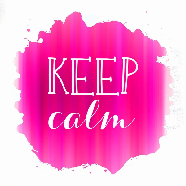 Keep Calm Text Abstract Colorful Background — Stock Photo, Image