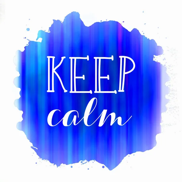 Keep Calm Text Abstract Colorful Background — Stock Photo, Image