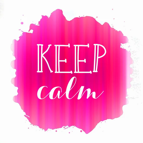 Keep Calm Text Abstract Colorful Background — Stock Photo, Image