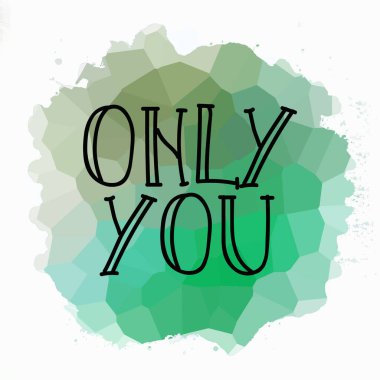 Sadece soyut renkli arkaplanda metin yazarsın