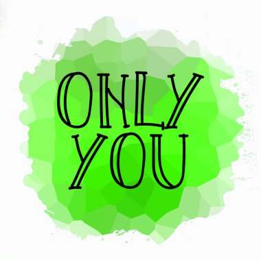 Sadece soyut renkli arkaplanda metin yazarsın