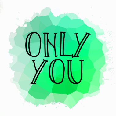 Sadece soyut renkli arkaplanda metin yazarsın