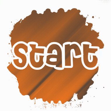 soyut renkli arkaplanda metni başlat