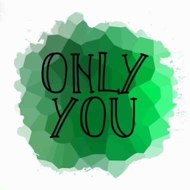 Sadece soyut renkli arkaplanda metin yazarsın