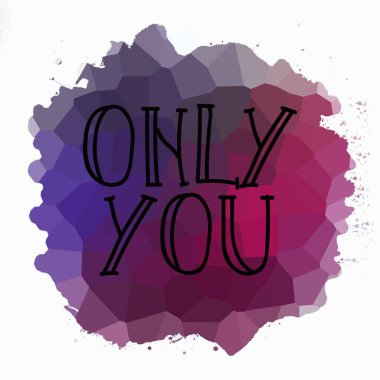 Sadece soyut renkli arkaplanda metin yazarsın