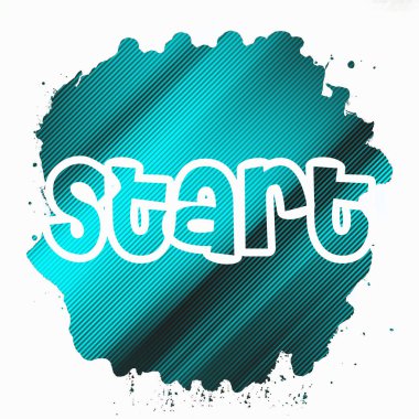 soyut renkli arkaplanda metni başlat